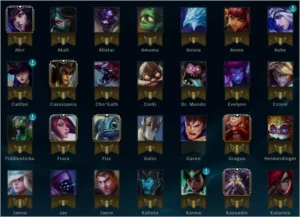 Conta Prata 3 (Borda Platina) - League of Legends LOL