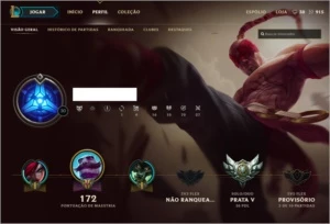 Conta League of Legends - Prata + Borda 42 Champs+ e Skins+ LOL