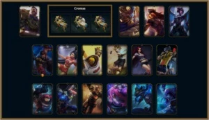 Conta 5 anos em League of Legends - Platina - Skins Raras LOL