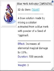 Ragna4th Blue Herb Infinita - Ragnarok Online