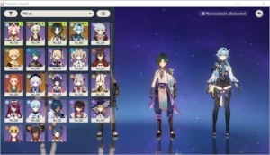Genshin impact conta EULA + XIAO + ARCO DE AMOS - AR50