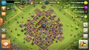 clash of clans cv9 coringa