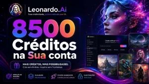Leonardo.ai 8500 Créditos (Seedance, Grok, Veo, etc) - Inteligência Artificial