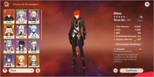 Conta Henshin Impact AR 44 Diluc/Klee/Jean e +++ - Genshin Impact