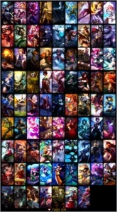 Conta Ouro II - Borda Ouro I - 61 Champs - 79 Skins - League of Legends LOL
