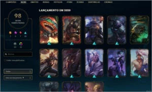 CONTA LEAGUE OF LEGENDS 11 GEMAS LOL