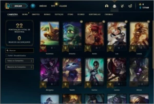 Conta Ouro 4 com 1 Skin e 20 champs ( Sem email confirmado ) - League of Legends LOL