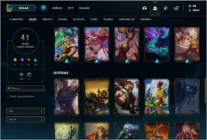 Conta prata 1 com 118 champs e 41 skins (400k de vayne) - League of Legends LOL