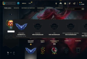 Conta diamante 1 com 30 Champs e 3 Skins - League of Legends LOL
