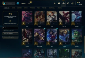 Conta diamante 1 com 30 Champs e 3 Skins - League of Legends LOL