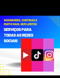 Seguidores, curtidas e muito mais. Sem limites - Serviços Digitais