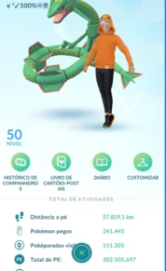Conta Lvl 50 - Pokemon Go - Pokémon