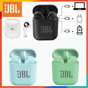Fone De Ouvido Jbl Sem Fio Bluetooth Tws Inpods i12 Android - Produtos Físicos