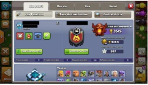 Conta de Clash of clans CV 13 Semi Full