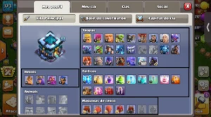 Conta de Clash of clans CV 13 Semi Full