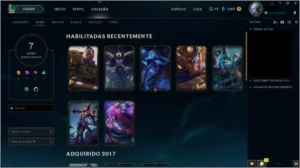 Conta Platina 2, 75 pontos, 37 campeões, conta antiga. - League of Legends LOL