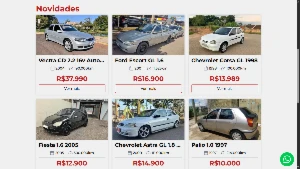 Site de Concessionária Completo - Estoque, Filtros e Painel - Serviços Digitais