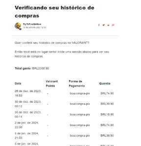 Conta Valorant Full Acesso Com Champions 24 e 2000R$ Gastos