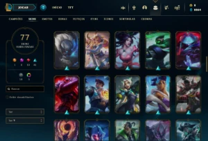 Conta ouro 3 e main master yi e mono shaco - League of Legends LOL