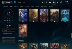 Conta ouro 3 e main master yi e mono shaco - League of Legends LOL