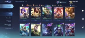 Collector do Aamon, Aspirante Guine, Kakashi do Haya, Passe - Mobile Legends