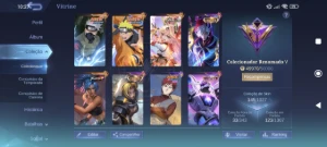 Collector do Aamon, Aspirante Guine, Kakashi do Haya, Passe - Mobile Legends