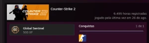Conta extremamente rara 6 anos impecavel 6.495 horas de jogo - Outros