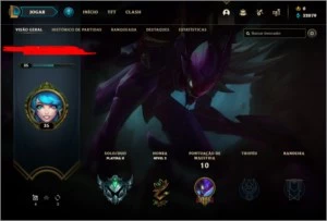 CONTA PLATINA 2 68% WINRATE - MMR SMURF - E-MAIL FULL ACESSO - League of Legends LOL