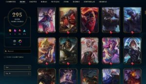 Conta Gold Iv Lvl 297 - League of Legends LOL