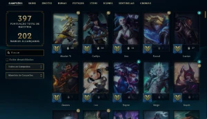 Conta Gold Iv Lvl 297 - League of Legends LOL