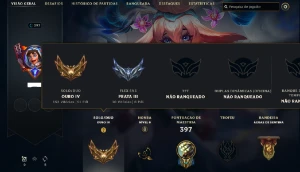 Conta Gold Iv Lvl 297 - League of Legends LOL