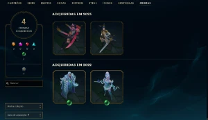 Conta Gold Iv Lvl 297 - League of Legends LOL