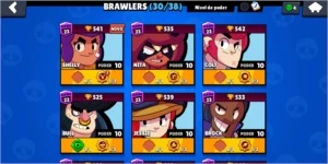 Conta antiga de Brawl stars