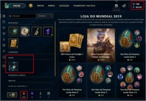 CONTA UNRANKED | NV 31 | 3 CAMP | 43135 Essências | 130 RP - League of Legends LOL