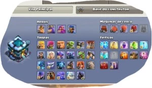 Conta Centro de Vila 13, Quase full - Clash of Clans