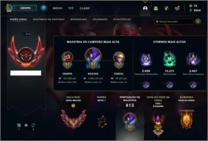 CONTA GRÃO MESTRE DE LOL - League of Legends
