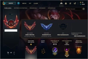 CONTA GRÃO MESTRE DE LOL - League of Legends