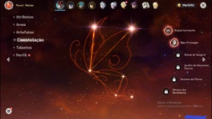 Conta Genshin Impact AR 57 Hutao C2 Nahida Nilou Raiden
