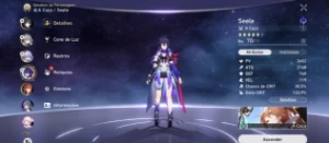 Conta honkai star rail seele + blade + Himeko, Bailu, bronya - Honkai: Star Rail
