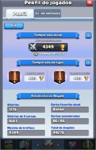 Conta Clash Royale Nv 12, todas as cartas. Venda segura.