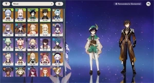 Conta Genshin AR57 Ganyu + Yoimiya + 8 t5 + 80+ dias benção - Genshin Impact