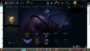 Conta smurf EMAIL NÃO VERIFICADO diamante 3 , mmr mt bom 65% - League of Legends LOL