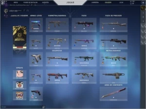 Conta de Valorant com várias Skins - BARATO