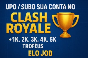 Upo / Subo Sua Conta No Clash Royale [+1K,2K,3K,4K,5K Troféu