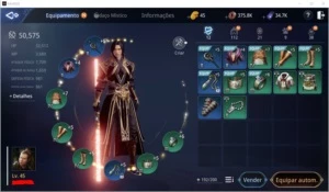 CONTA SA63 LANCEIRO LV 45/50k POWER  1 PET ÉPICO - MIR4