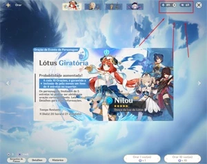 Conta Genshin - 19 5 estrelas - Server N/A - AR59 - Genshin Impact