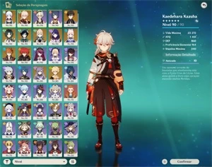 Conta Genshin - 19 5 estrelas - Server N/A - AR59 - Genshin Impact