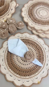 Kit Mesa Posta Lovelly Rustico - Artesanato e Personalizados