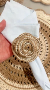 Kit Mesa Posta Lovelly Rustico - Artesanato e Personalizados