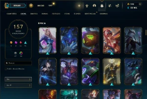 Fullacesso - Conta De 2013 - 157 Skins - Level 458 - 165 Cam - League of Legends LOL